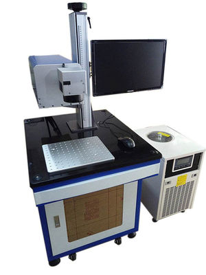China 355Nm moderó la certificación ULTRAVIOLETA del área ULMM-A01 FDA del marcador 100x100m m del laser del logotipo de cristal proveedor