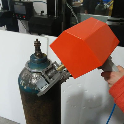 China Certificado neumático del número de fecha de la máquina de la marca de la peña del punto de la botella del cilindro de gas ISO proveedor