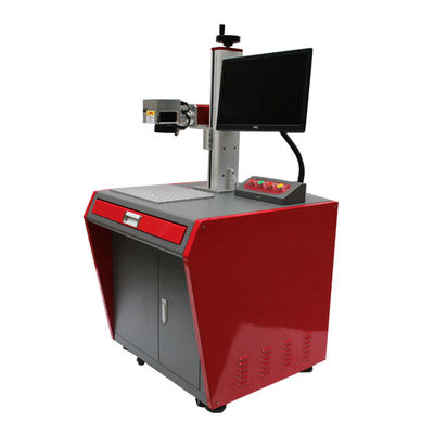 China Profundidad de escritorio de la máquina los 0.5Mm de la marca del laser del metal del oro de la fibra con de poco ruido proveedor