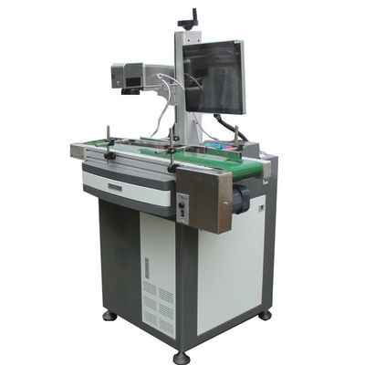 China Máquina de grabado del laser para las etiquetas de aluminio, carácter mínimo del marcador 0.15m m del laser de la fibra proveedor